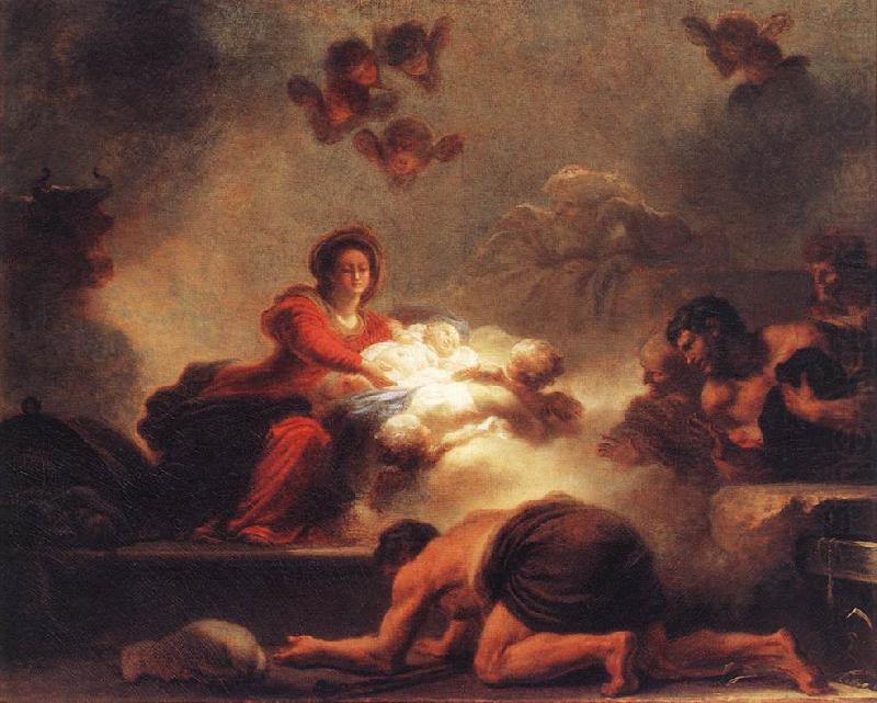 Adoration of the Shepherds, Jean-Honore Fragonard